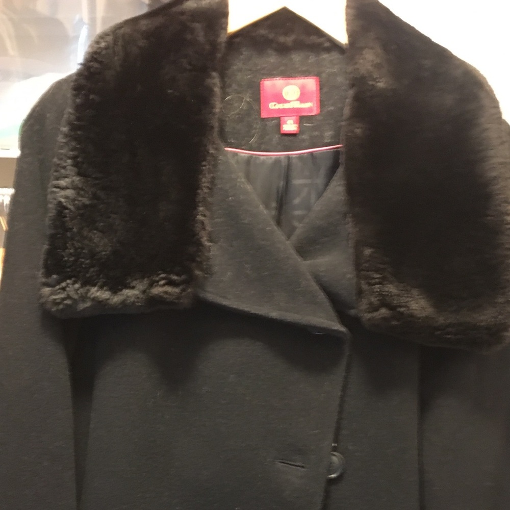 Cole Haan wool and cashmere blend pea coat.
